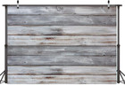 7x5ft Vinyl Grey Wood Backdrop Photographers Retro Wood Wall Background Cloth Ba