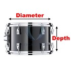 Drum Wrap Vinyl Kit Gloss Glitter Sparkle For Snare Kick Bass Tom Wmp Shell Skin