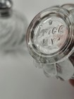 Vintage Irice Mini Swirl Glass Salt And Pepper Shakers Set Mid Century Style