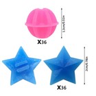 Ackllr Bike Wheel Spokes Beads  Colorful Bicycle Decoration Spoke Plastic Clip R