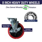 Flatbed Platform Cart Industrial Dolly Heavy Duty 60    X 30    Hand Push 3300 Lb