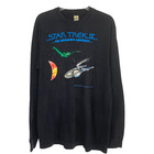 Vtg Screen Stars 1985 Star Trek Iv The Adventure Continues Sz Xl Long Sleeve Tee