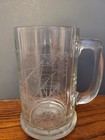 Long John Silver Collectible Glass Mug The Nina Shp Displayed Heavy Vintage