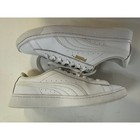 Puma Vikky V2 White Gold Leather Sneakers Womens Size 7 5 370468-01