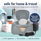 Hiccapop Baby Wipe Warmer And Wet Wipes Dispenser  Diaper Wipe Warmer  Gray