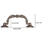 Vintage Drop Bail Dresser Wardrobe Drawer Pull Antique Bronze Cabinet Handle Lot