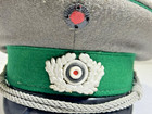 East German Nva Officer s Service Cap  Original Ddr Military Hat