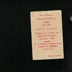 1943 Cigarrera Bigott Oscar Malpica  9   Rare Venezuelan Tobacco Card 