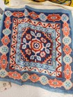 Vintage Needlepoint Lot Some Partially Completed Wool Painted Canvas Kits