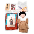 Japanese Kimekomi Doll    boy Play Kite Craft Kit Diy Unassembly Meditation Fun B2