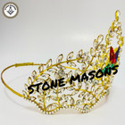 Masonic Oes Crown  Oes Crown Gold Tone Latest Style Adjustable Fitting  Case
