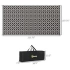 9x18 Ft Reversible Area Outdoor Rug Carpet Rv Camping Picnic Mat With Carry Bag
