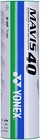 Yonex Mavis Badminton Shuttlecocks 40p Nylon   Synthetic Cork Pack Of 6 Slow
