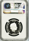 2015 Niue  1 Disney Characters Seasons Greetings  - Rare   Ngc Pf70 Pop 42     