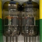 Match Pair Amperex 6dj8 Ecc88 Holland Orange Globe Tube  Maxi-pre    Nos  M0596