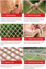 Natural Jute Hemp Rope Net For 0 5mx1m   1 64ftx3 28ft    