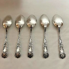 Antique Sterling Alvin Bridal Rose Teaspoon Floral Ornate W out Monogram 5-7 8 