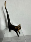 Hand Painted Balsa Wooden Kitty Cat Figure Ring Holder