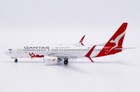 Qantas B737-800  santa  Reg  Vh-vzx Jc Wings 1 400 Diecast Model Xx40614  n 