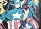 History Of Comics Calendar Poster signed Jim Steranko 1972 captain America hulk