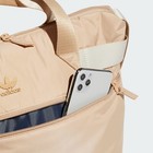 Adidas Originals Magic Beige Logo Puffer Shopper Tote Crossbody Shoulder Bag