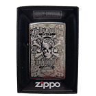 Zippo 28229 Harley-davidson Logo   Skull High Polish Chrome