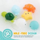 Bath Toys 6 Pack No Hole Baby Bathtub Toys Soft Squeezable   Float On Water E   