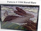 3 Russian Punch Needle Embroidery Designs Rural Hare  Midnight Run   Fruity