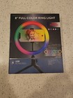 Vivitar Usb  8  Full Spectrum Color Ring Light With Phone Cradle And Tripod Ob
