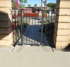 Baby Safety Gate Door Walk Extra Wide Child Toddler Thru Fence Pet Dog Meta