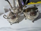 Vintage Leonard Silver Plated Hong Kong Tea   Coffee 3-piece Set