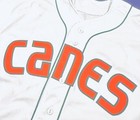 Game Used worn Miami Hurricanes  34 1980   s 1990   s Powers Baseball Jersey 22    P2p