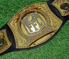 Fantasy Football Championship Belt     Gold Ffl Champion Trophy Belt With Crystals