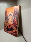 Jesus Christ Resurrection Icon On Wood     Christian Easter Icon 8x5 5