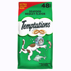 2 Bag Classic Crunchy And Soft Cat Treats  Seafood Medley Flavor  48 Oz Bag