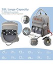 Jstpro Diaper Bag Backpack  Large Diaper Bag With Changing Station Baby Bag New