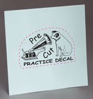 Precut 2 Edison Gem   Patent Water Slide Decals For Cylinder Phonograph Horn 