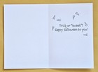 Peanuts  woodstock  Halloween Greeting Card    Envelope 4x6    