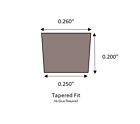 New 1 4  Trex     clam Shell  Plugs For Composite Decking