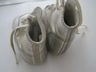 High Top White Little Holes Laces Baby Shoes Antique