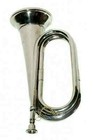Weekend Sale Nickle Finish Old School Orchestra Band Bugle Classy Gift Itemwcase
