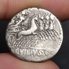 Apollo God Of The Sun Denarius 90bc Ancient Roman Republic Silver Coin Pansa