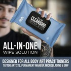 Wipe Outz Cleansing Tattoo Green Soap Wipes For Tattooing And Tattoo Aftercare