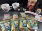 Sage Goddess Wiccan Pagan Ritual Kit Herbs Oils Candle Cups Accessories