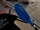 86 Inch Aura Kayak Paddle -blue