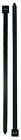  100  Black 8  Inch Nylon Heavy Duty Cable Wire Wrap Zip Ties 120 Lbs Usa Made