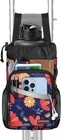 Crutch Accessories Bag Storage Organizer Tote Bag W Drink Holder Zipper Pouch