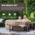 Intex 28515e Set Of 4 Purespa Benches  Accessories Compatible W  4 Person Spas