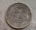 1877 Cc Seated Liberty Silver Half Dollar 50c High Grade Half Dollars Seated Li