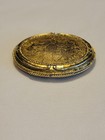 Vintage Max Factor Creme Solid Perfume Hypnotique Golden Keepsake Case